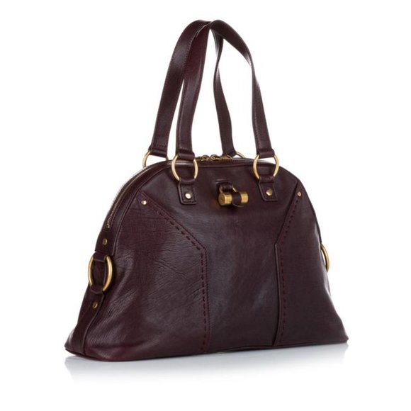 Saint Laurent Muse Pre Owned Ysl Leather Handbag Satchel - Picture 4 of 6